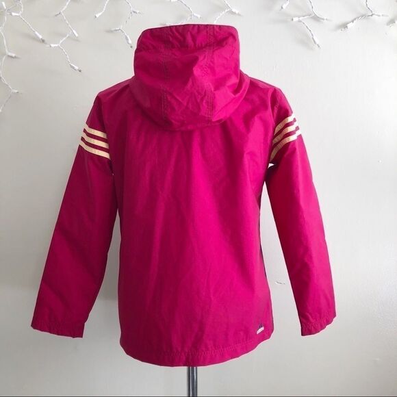 Vintage Adidas Girls Youth Full Zip hooded jacket - Picture 7 of 8
